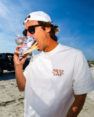 High-Stoke Relaxed Tee - Bone